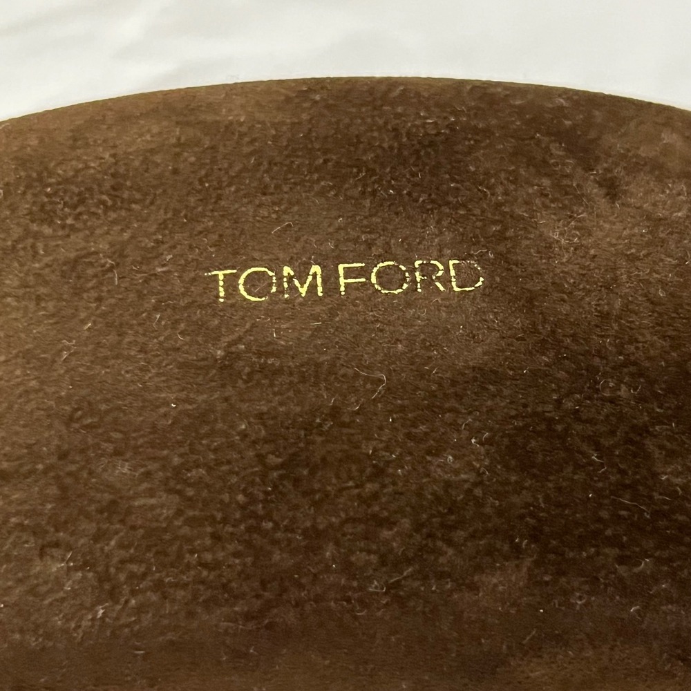 Tom Ford Eyeglasses Case Brown Velvet Hard Shell Sunglass Box Storage - Picture 3 of 6